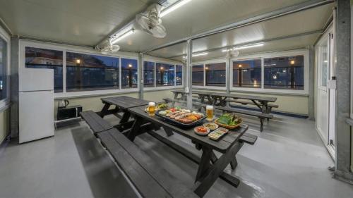 Jídlo v prázdninového domu nebo okolí