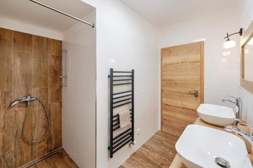 Koupelna v ubytování Penzion Mikulecký Kutloch