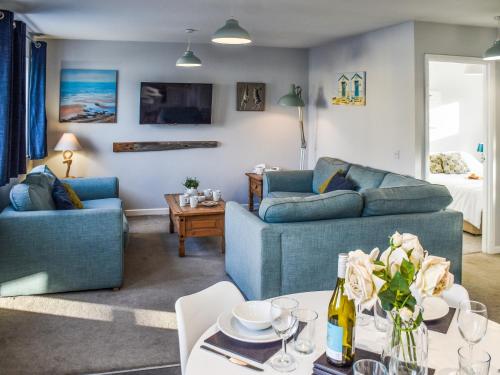 Et opholdsområde på Sunny Shores