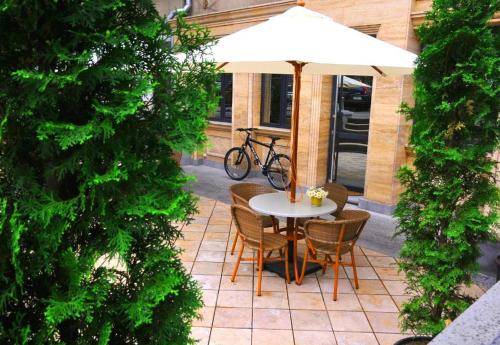 Αίθριο ή υπαίθριος χώρος στο Retro Hostel & Tours