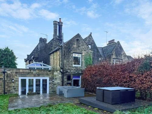 Bygningen som feriehuset ligger i