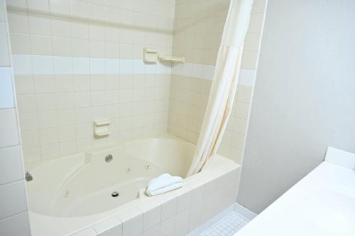 Koupelna v ubytování Rodeway Inn