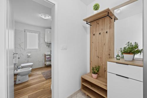 Koupelna v ubytování Apartments Kenđel