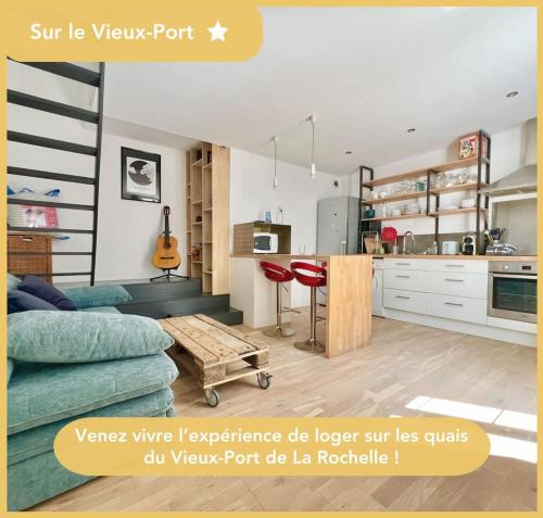 APPARTEMENT SUR LE PORT - Duplex Cosy & Moderne Face au Port - Wifi Gratuite - Parfaitement Équipé