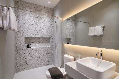 Koupelna v ubytování D'Capstone Guesthouse