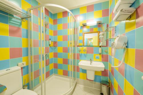 Koupelna v ubytování Hotel Oleander - Oleander Resort