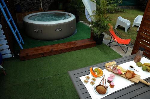 Φαγητό σε αυτή η παραθεριστική κατοικία ή κάπου εκεί κοντά