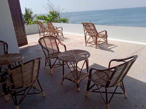 Ein allgemeiner Meerblick oder ein Meerblick von des Privatzimmers aus