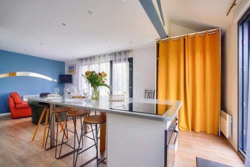 700 m de la plage, jardin, maison pour 4