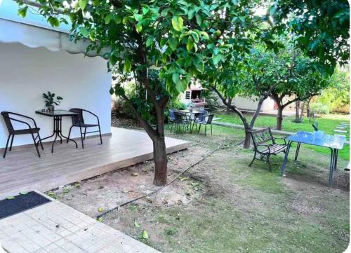 Glyfada center apartment with private yard