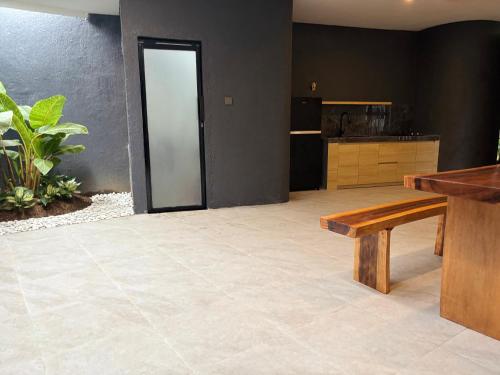 Kuchyň nebo kuchyňský kout v ubytování Laziela Guest House