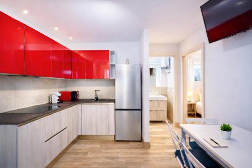 Kuchyň nebo kuchyňský kout v ubytování Villa Patrizia