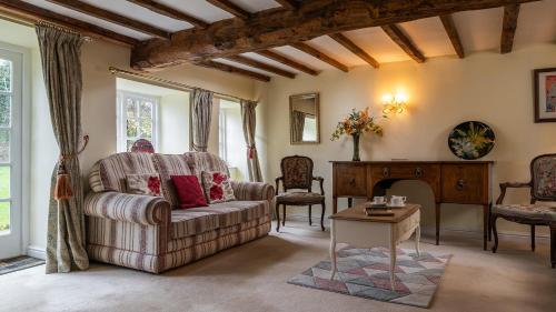 Et opholdsområde på Pilgrim Cottage