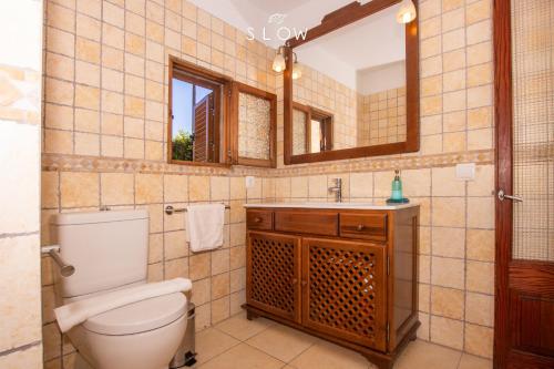 Koupelna v ubytování Villa Es Moli den Llull