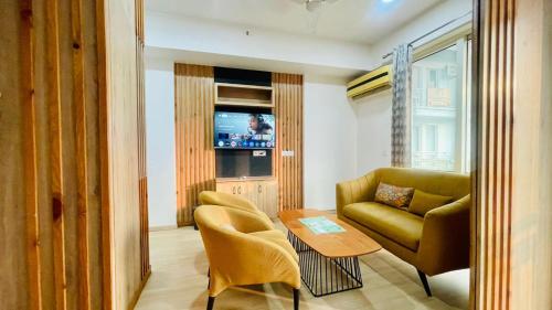 Et opholdsområde på The Grace Residency Lucknow