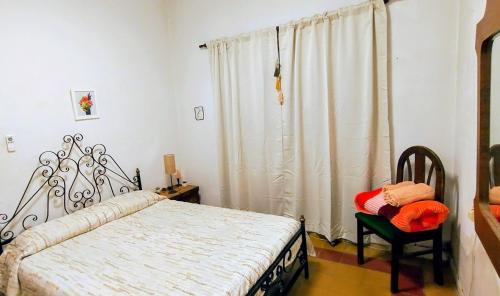 Postel nebo postele na pokoji v ubytování Casa céntrica Yrigoyen