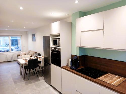 Kuchyň nebo kuchyňský kout v ubytování The Calais Beacon