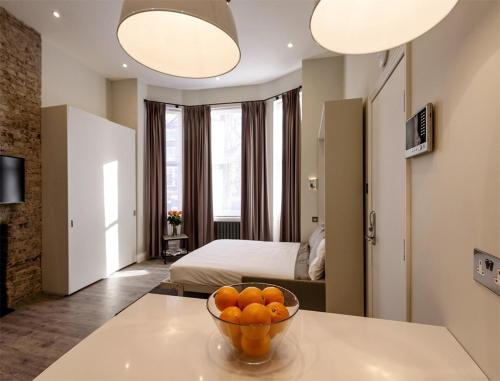 Et tv og/eller underholdning på Stunning ground floor studio 5 min to tube