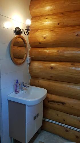Ett badrum på Wolf's House