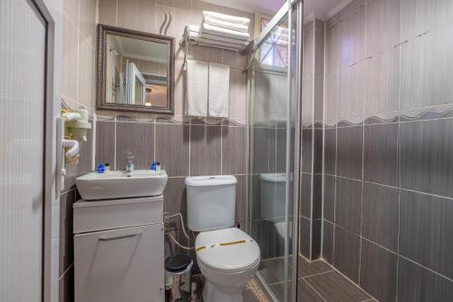 Et badeværelse på Apple Mansion