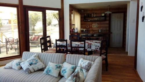 Et opholdsområde på Casa Lago Rapel Punta del Sol