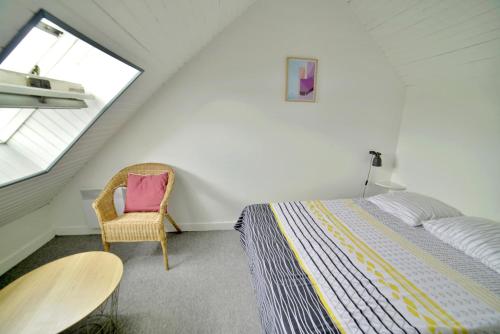 Krevet ili kreveti u jedinici u okviru objekta APPARTEMENT DUPLEX HYPER CENTRE
