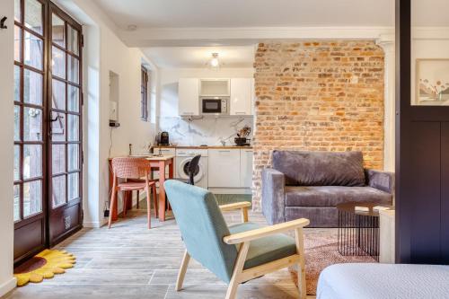 Gathéa, studio rénové pour 2 personnes proche du Vieux marché