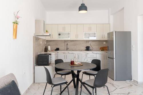 Køkken eller tekøkken på Polos Luxury Apartments Astypalea