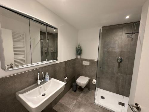 Et badeværelse på Zum Wilzenberg