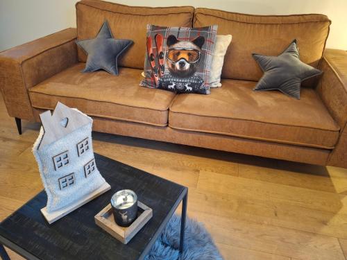 Posezení v ubytování B&B Caprice d'Epices