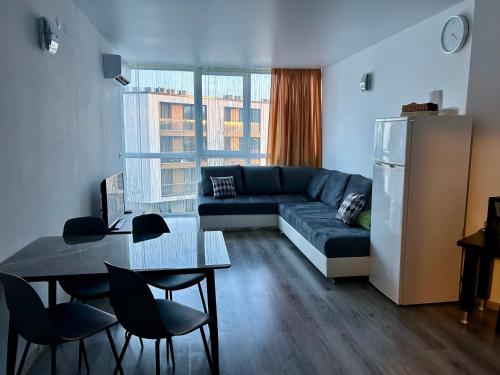 Posezení v ubytování Atlantis Resort & 4 swimming pools & Spa & Апартамент