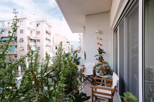 Unique 2BD 115m2 Design Apt with airconditioning near Acropolis