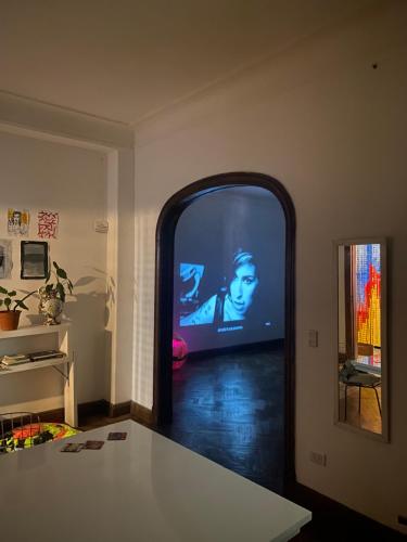 En eller flere senge i et værelse på Home lab studio