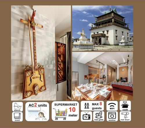 Naktsmītnes Sky apartment UB Ulanbatorā fotogalerijas attēls