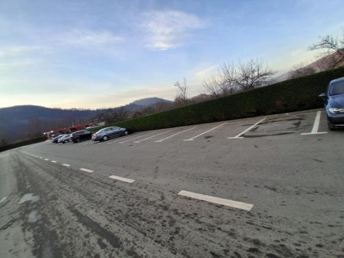 Een algemene foto van de bergen of uitzicht op de bergen vanuit het pension