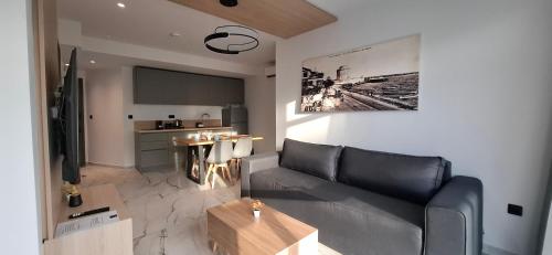 Køkken eller tekøkken på Vardaris Apartments