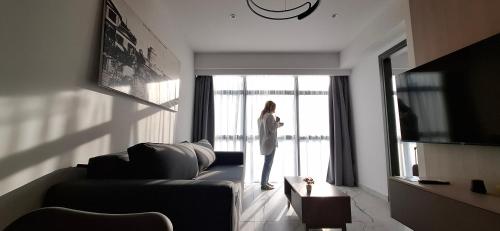 Et tv og/eller underholdning på Vardaris Apartments