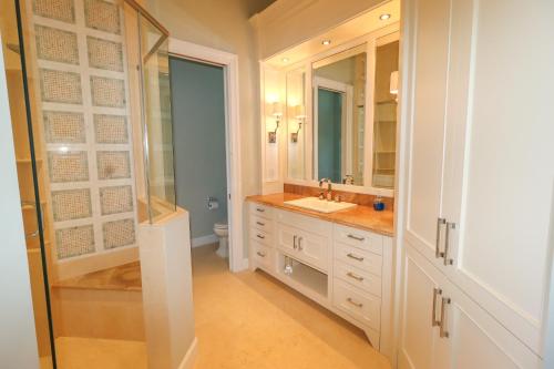 Koupelna v ubytování Siboney Beach Club