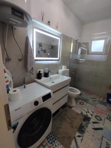 Koupelna v ubytování Oaza mira