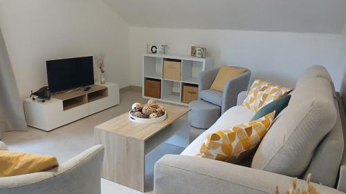 TV a/nebo společenská místnost v ubytování VILLARGONDRAN vélos en Maurienne garage motos