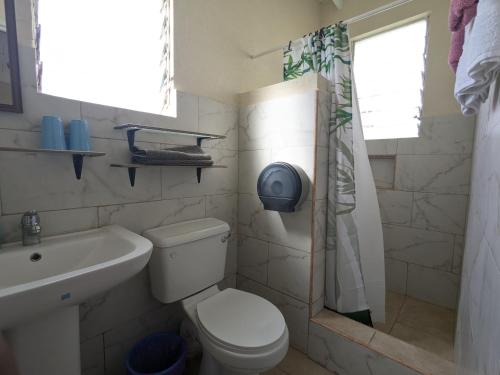 Koupelna v ubytování Rio Guesthouses