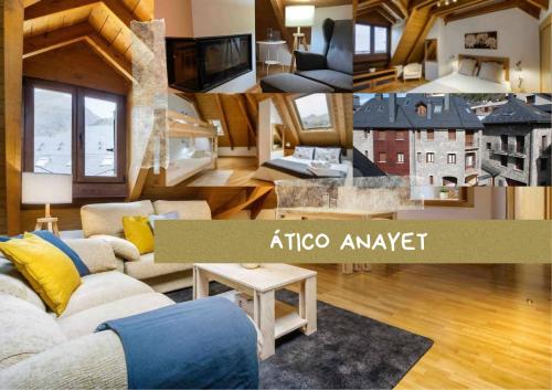 Ático Anayet, apartamento a pie de pistas en Panti