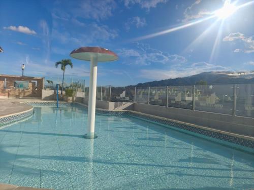 Swimmingpoolen hos eller tæt på Torres de barlovento luxury