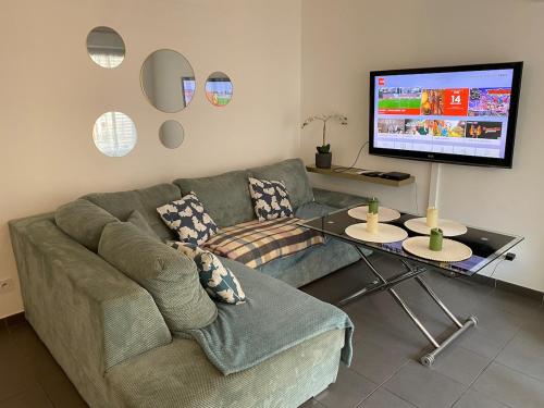 Posezení v ubytování FLC- Vaste T2 -Parking-Air Conditioning-Terrace-6p-St Charles