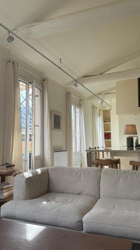 Duplex, grand balcon et sauna