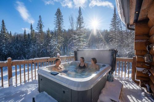 Spa & Pool table - Le Massif v zimě