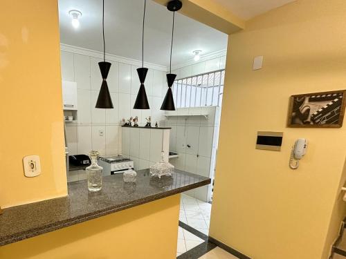 Køkken eller tekøkken på Condomínio Orla de Atalaia