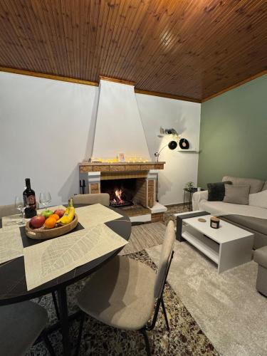 Posezení v ubytování Eftychia's House