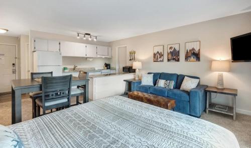 Kuchyň nebo kuchyňský kout v ubytování Downtown Studio on the River