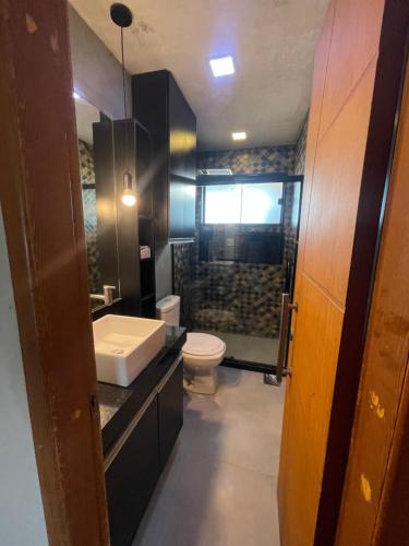 Et badeværelse på Casa Alto Padrão Palmeiras